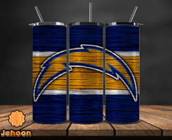 los angeles chargers nfl logo, nfl tumbler png , nfl teams, nfl tumbler wrap design 07