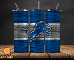 detroit lions nfl logo, nfl tumbler png , nfl teams, nfl tumbler wrap design 06