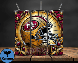 san francisco 49ers logo nfl, football teams png, nfl tumbler wraps png design 72