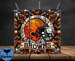 cleveland browns logo nfl, football teams png, nfl tumbler wraps png design 74