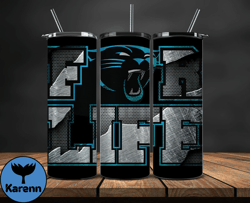 carolina panthers logo nfl, football teams png, nfl tumbler wraps png design 84