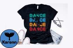 retro vintage dance t shirt design