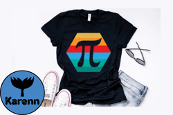 retro vintage pi day design