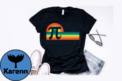 retro vintage pi day design