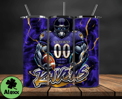 baltimore ravenstumbler wrap, nfl logo tumbler png, nfl sports, nfl design png-03