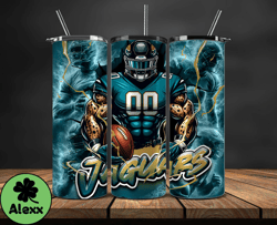 jacksonville jaguarstumbler wrap, nfl logo tumbler png, nfl sports, nfl design png-15