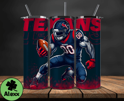 houston texans nfl tumbler wraps, tumbler wrap png, football png, logo nfl team, tumbler design 13