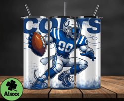 indianapolis colts nfl tumbler wraps, tumbler wrap png, football png, logo nfl team, tumbler design 14