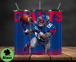 new york giants nfl tumbler wraps, tumbler wrap png, football png, logo nfl team, tumbler design 24