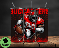 tampa bay buccaneers nfl tumbler wraps, tumbler wrap png, football png, logo nfl team, tumbler design 30