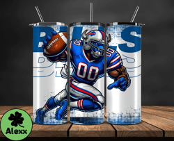 buffalo bills nfl tumbler wraps, tumbler wrap png, football png, logo nfl team, tumbler design 04