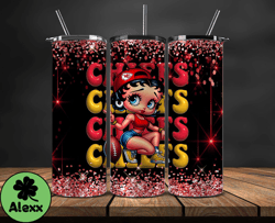 kansas city chiefs tumbler wraps, nfl teams, betty boop tumbler, betty boop wrap, logo nfl png, tumbler design 10