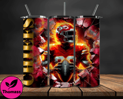 kansas city chiefs cracked holetumbler wraps, , nfl logo,, nfl sports, nfl design png  10