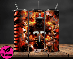 cleveland browns cracked holetumbler wraps, , nfl logo,, nfl sports, nfl design png  06