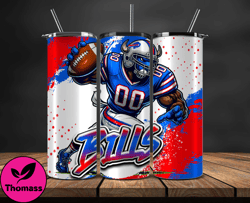 buffalo bills tumbler wrap, nfl teams,nfl logo football, logo tumbler png design 04