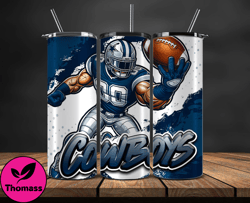 dallas cowboys tumbler wrap, nfl teams,nfl logo football, logo tumbler png design 09