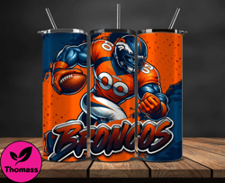 denver broncos tumbler wrap, nfl teams,nfl logo football, logo tumbler png design 10