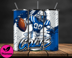 indianapolis colts tumbler wrap, nfl teams,nfl logo football, logo tumbler png design 14