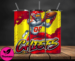 kansas city chiefs tumbler wrap, nfl teams,nfl logo football, logo tumbler png design 16