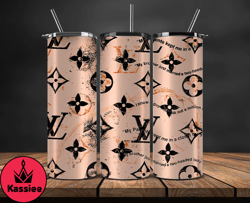 lv  tumbler wrap, lv tumbler png, lv logo, luxury tumbler wraps, logo fashion  design 02