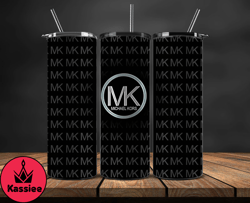 mk tumbler wrap, mk tumbler png, mk logo , luxury tumbler wraps, logo fashion  design 05