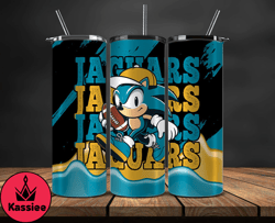 jacksonville jaguars tumbler wraps, sonic tumbler wraps, ,nfl png,nfl teams, nfl sports, nfl design png design 18