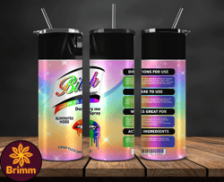 bitch spray, bitch be gone 20oz tumbler wrap png file for sublimation, rainbow bitch spray, tumbler png 01