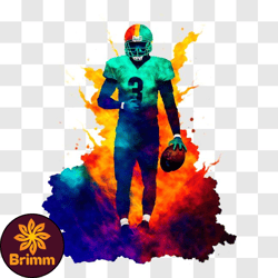 football player representing miami dolphins png design 02