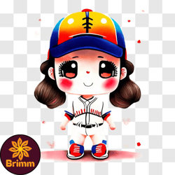 cartoon baseball player in batting stance png design 21