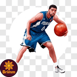 basketball player holding basketball png design 57