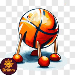 basketball ball with additional balls for game or activity png design 109