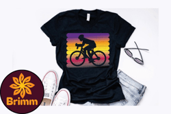 cycling silhouette retro vintage design design 261