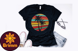 retro vintage palm tree design design 284