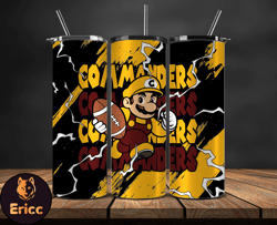 washington commanders tumbler wrap, mario tumbler wrap, nfl logo png, tumbler designs, nfl football png, tumbler 12