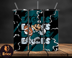 philadelphia eagles tumbler wrap, mario tumbler wrap, nfl logo png, tumbler designs, nfl football png, tumbler 15