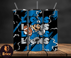 detroit lions tumbler wrap, mario tumbler wrap, nfl logo png, tumbler designs, nfl football png, tumbler 20