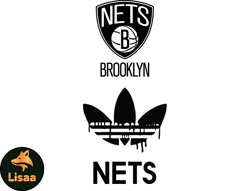 brooklyn nets png, adidas nba png, basketball team png,  nba teams png ,  nba logo design 06