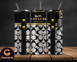 coach  tumbler wrap, coach tumbler png, coach logo , luxury tumbler wraps, logo fashion  design 25