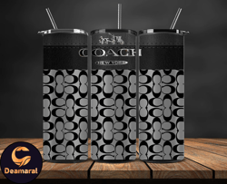 coach  tumbler wrap, coach tumbler png, coach logo, luxury tumbler wraps, logo fashion  design 40