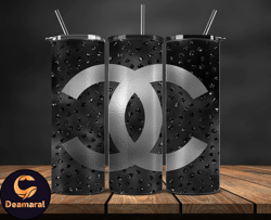 chanel  tumbler wrap, chanel tumbler png, chanel logo, luxury tumbler wraps, logo fashion  design 77