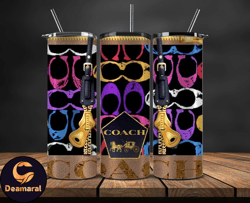 coach  tumbler wrap, coach tumbler png, coach logo, luxury tumbler wraps, logo fashion  design 99