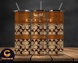 coach  tumbler wrap, coach tumbler png, coach logo, luxury tumbler wraps, logo fashion  design 101