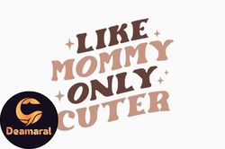 like mommy only retro mothers day svg design 315