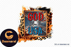 4th of july png  god bless the usa png design 17