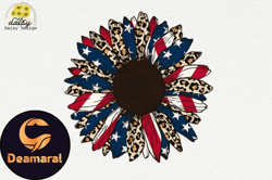 sunflower 4th of july png design 40