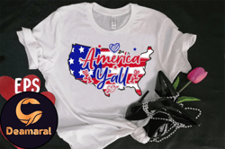 america yall t-shirt design design 89