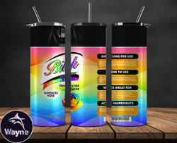 bitch spray, bitch be gone 20oz tumbler wrap png file for sublimation, rainbow bitch spray, tumbler png 02