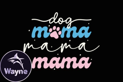 dog mama retro mothers day svg mom dog design05