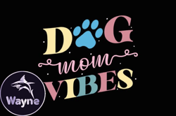 dog mom vibes retro mothers day svg design04