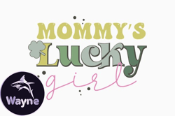 lucky mommy st patricks day svg retro design11